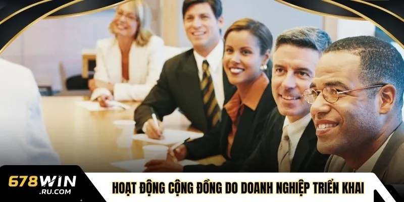 Hoạt động cộng đồng do doanh nghiệp triển khai