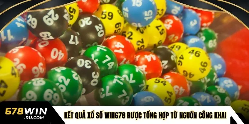 Kết quả xổ số WIN678 được tổng hợp từ nguồn công khai 
