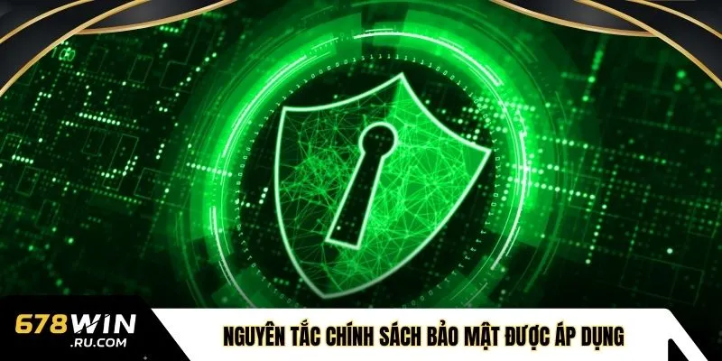 Nguyên tắc chính sách bảo mật được áp dụng