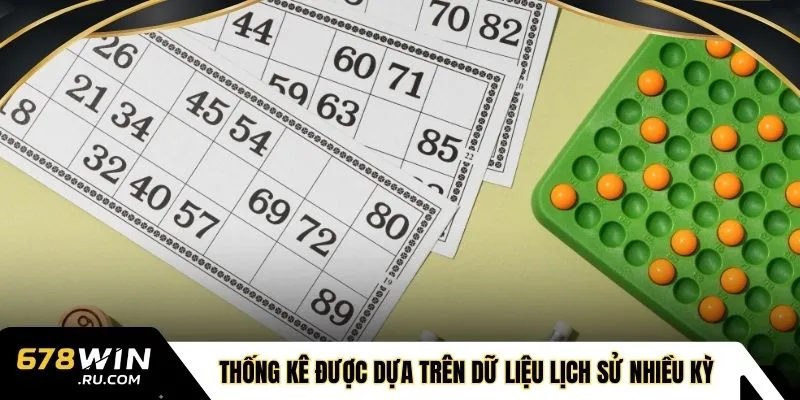 Thống kê được dựa trên dữ liệu lịch sử nhiều kỳ 